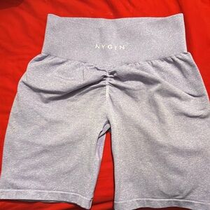 NVGTN Lavender Compression Shorts High Waist Athletic